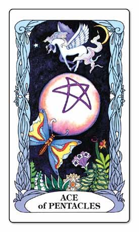 Ace of Pentacles tarot card