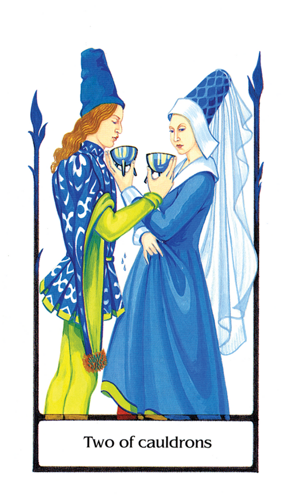 Two of Cups card