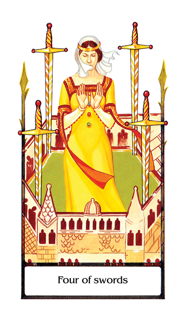 Four of Swords card