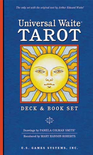 Universal Waite Tarot Deck and Book Set 