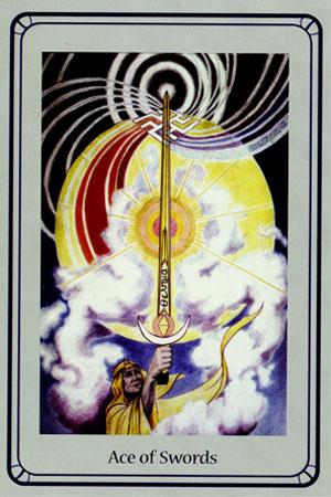 Ace of Swords Via card